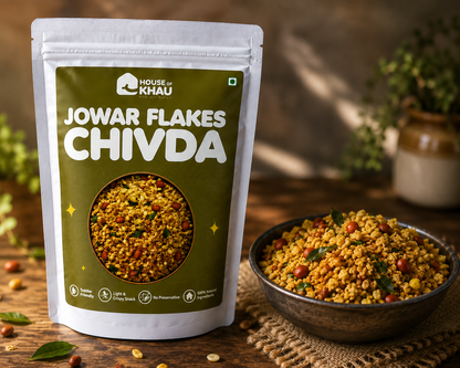 House of Khau Jowar Flakes Chivda – Light, Crispy & Wholesome Snack