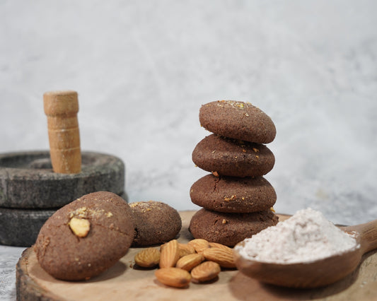 House of Khau nachni chocoa cookies _
- healthy ragi snack