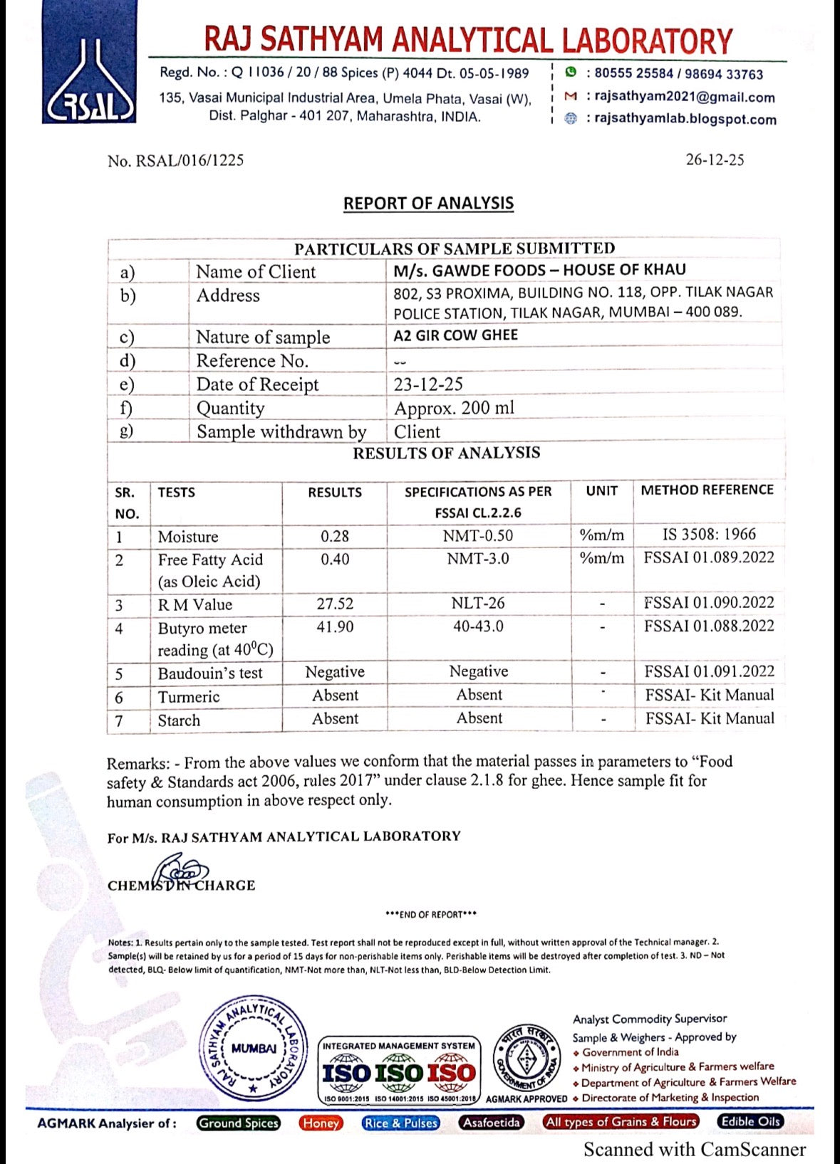 A2 Gir Cow Ghee -  Ghar jaisa ghee