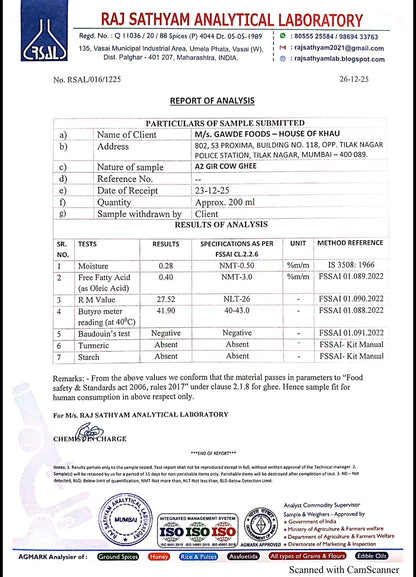 A2 Gir Cow Ghee -  Ghar jaisa ghee